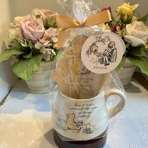 Thoughtfully Gourmet Food Winnie the Pooh Earl Grey Tea Ceramic Mug Gift Set NWT